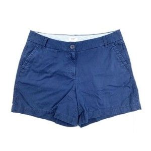 Crown And Ivy Women's Caroline Size 8 Shorts Navy Blue Pockets Stretch